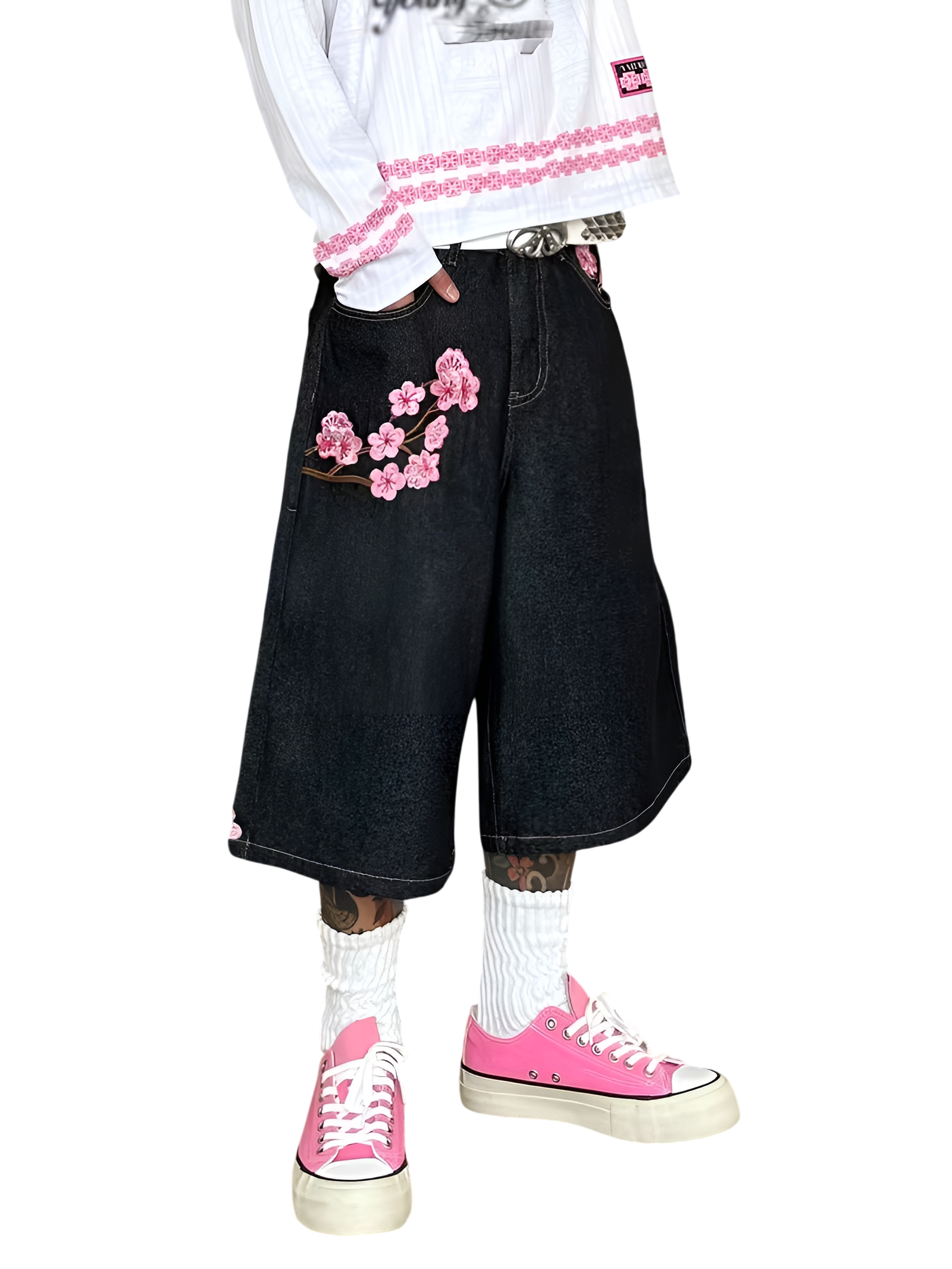 Plum Blossom Shorts