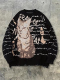 Swag Cat Knitted Sweater