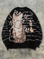 Swag Cat Knitted Sweater