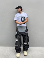 Washed Black Coverall
