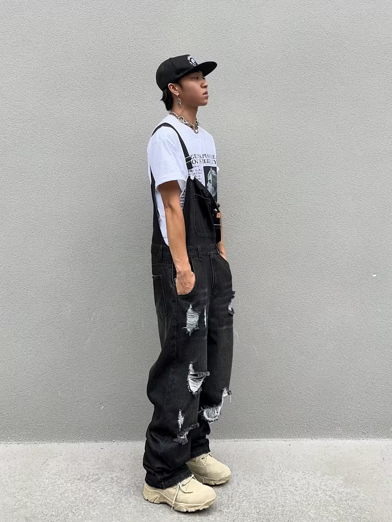 Washed Black Coverall