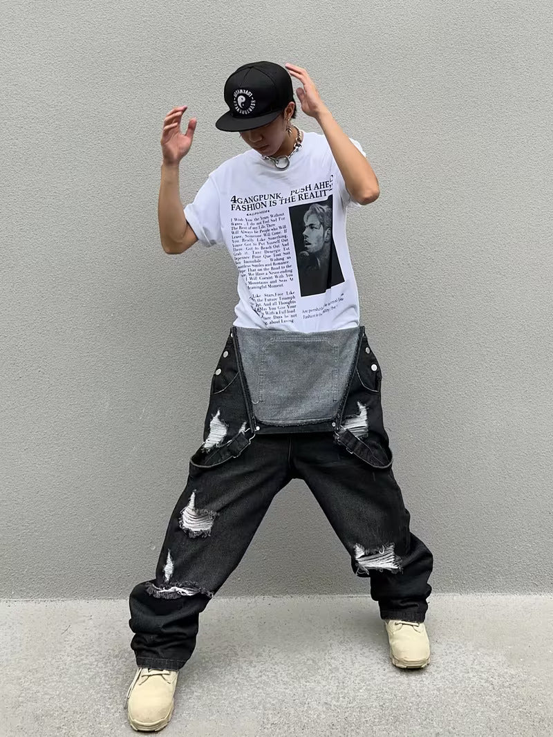 Washed Black Coverall