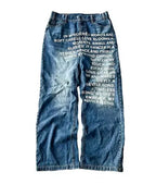 Vintage Letter Jeans