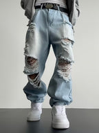 Loose-Fit Washed Pants