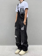 Washed Black Coverall