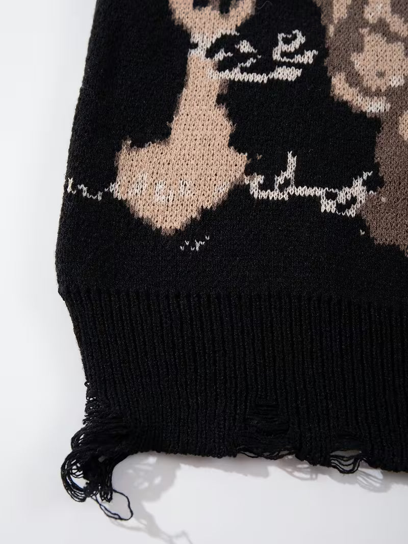 Swag Cat Knitted Sweater