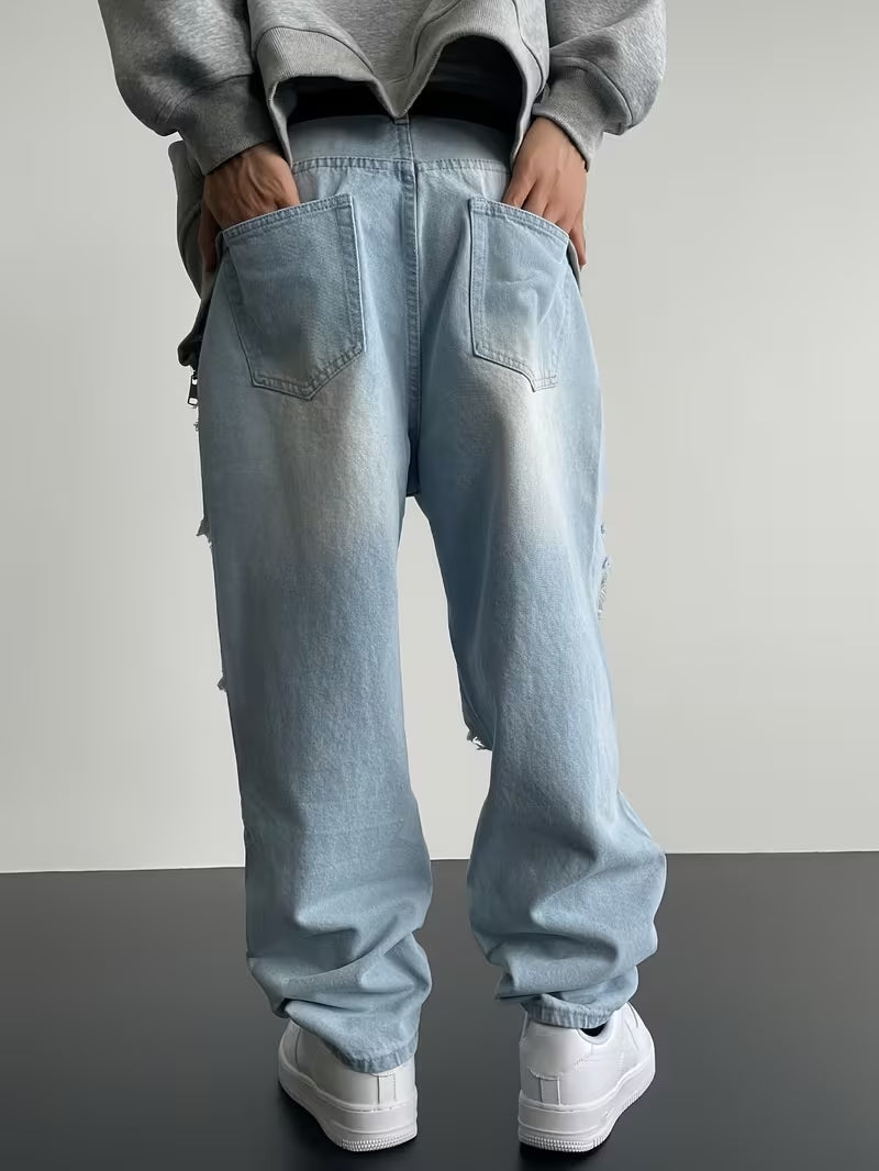 Loose-Fit Washed Pants