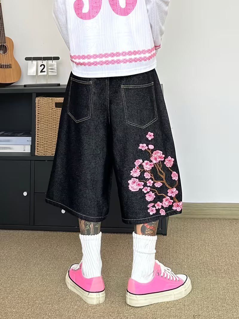 Plum Blossom Shorts