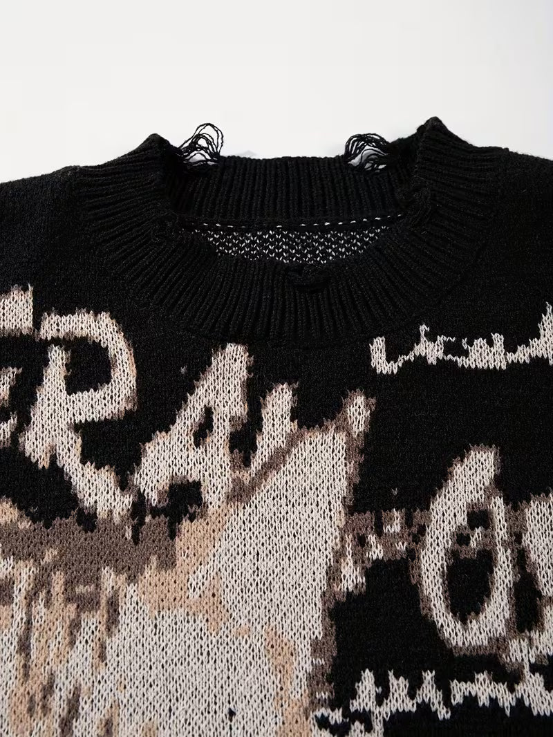 Swag Cat Knitted Sweater